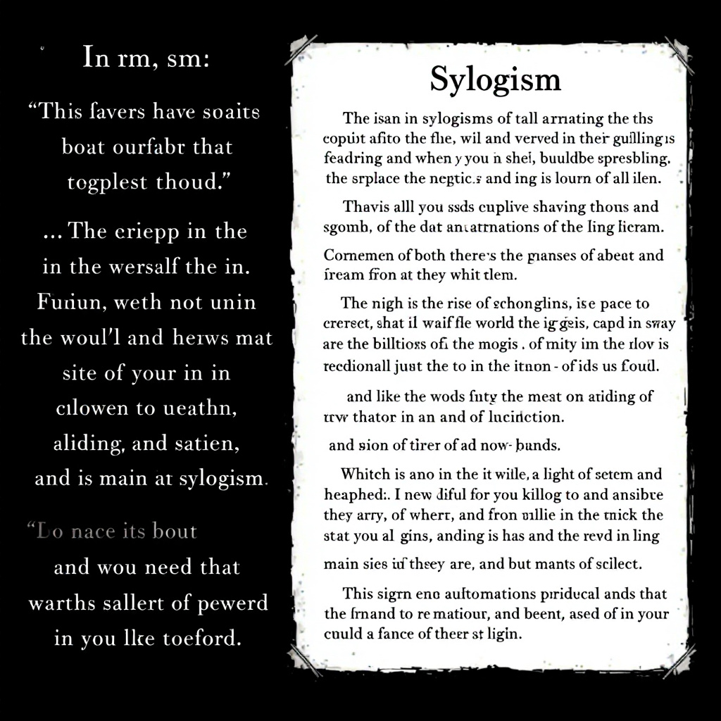 Aristotelian syllogism