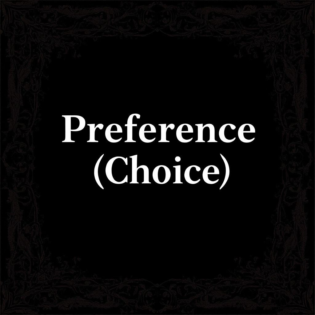 Preference (Choice)