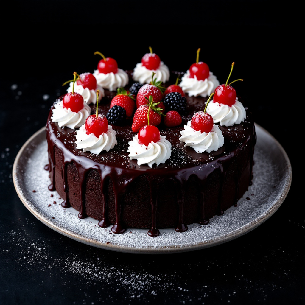 black forest cake