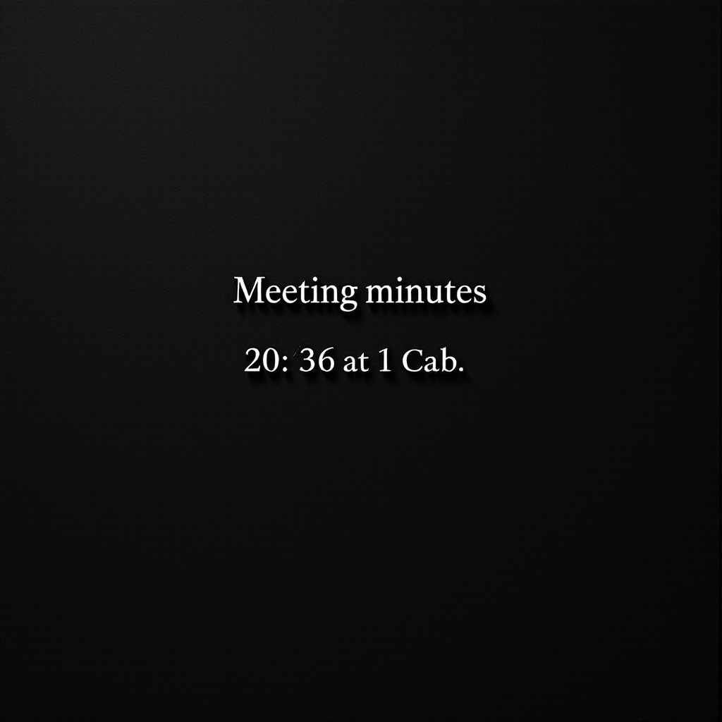 meeting minutes