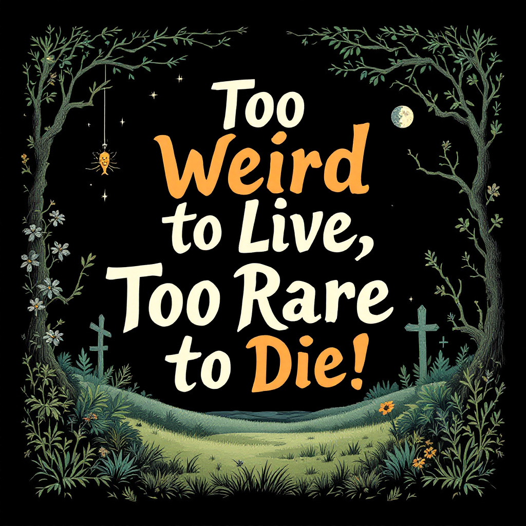 Too Weird to Live, Too Rare to Die!