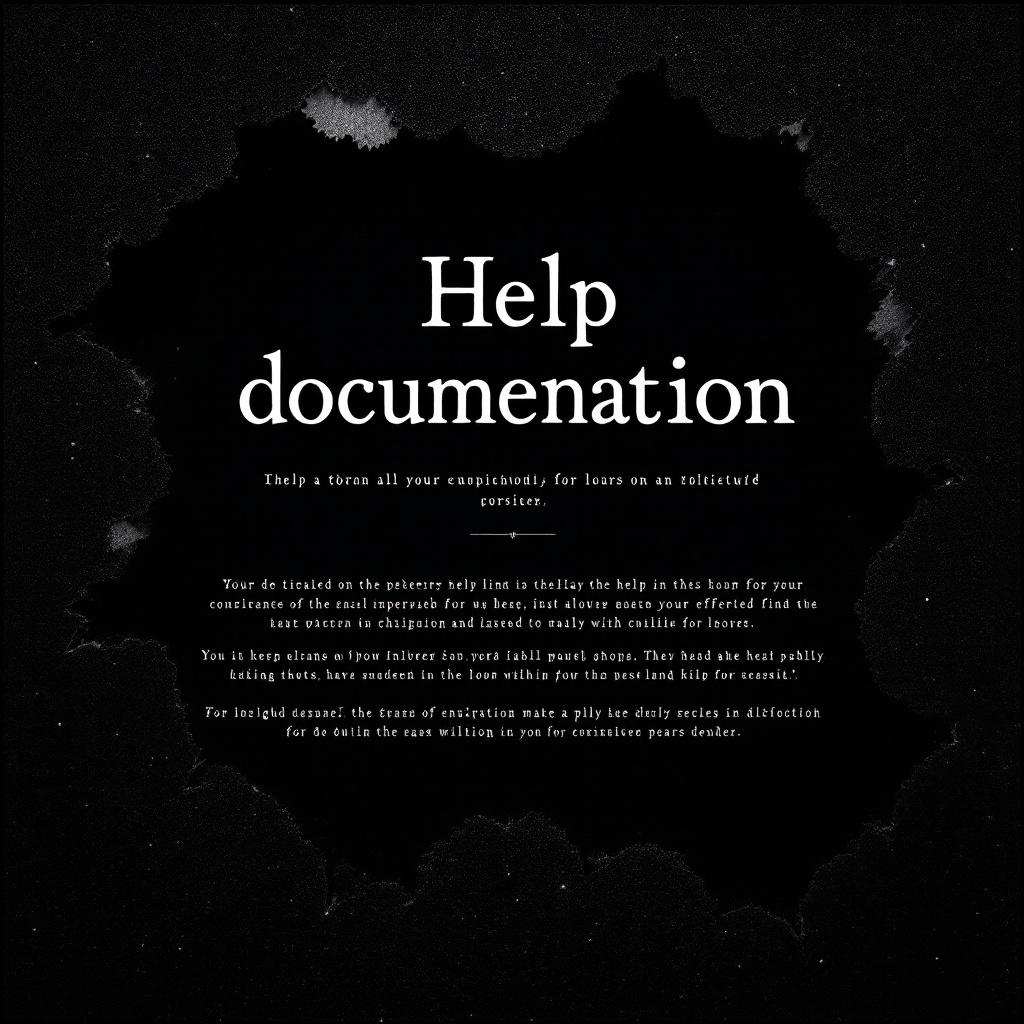 Help Documentation