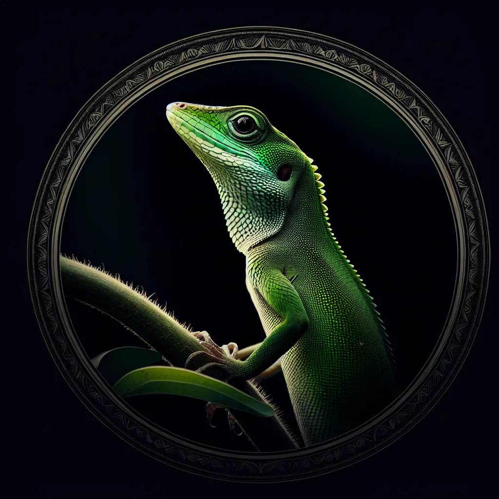 green anole