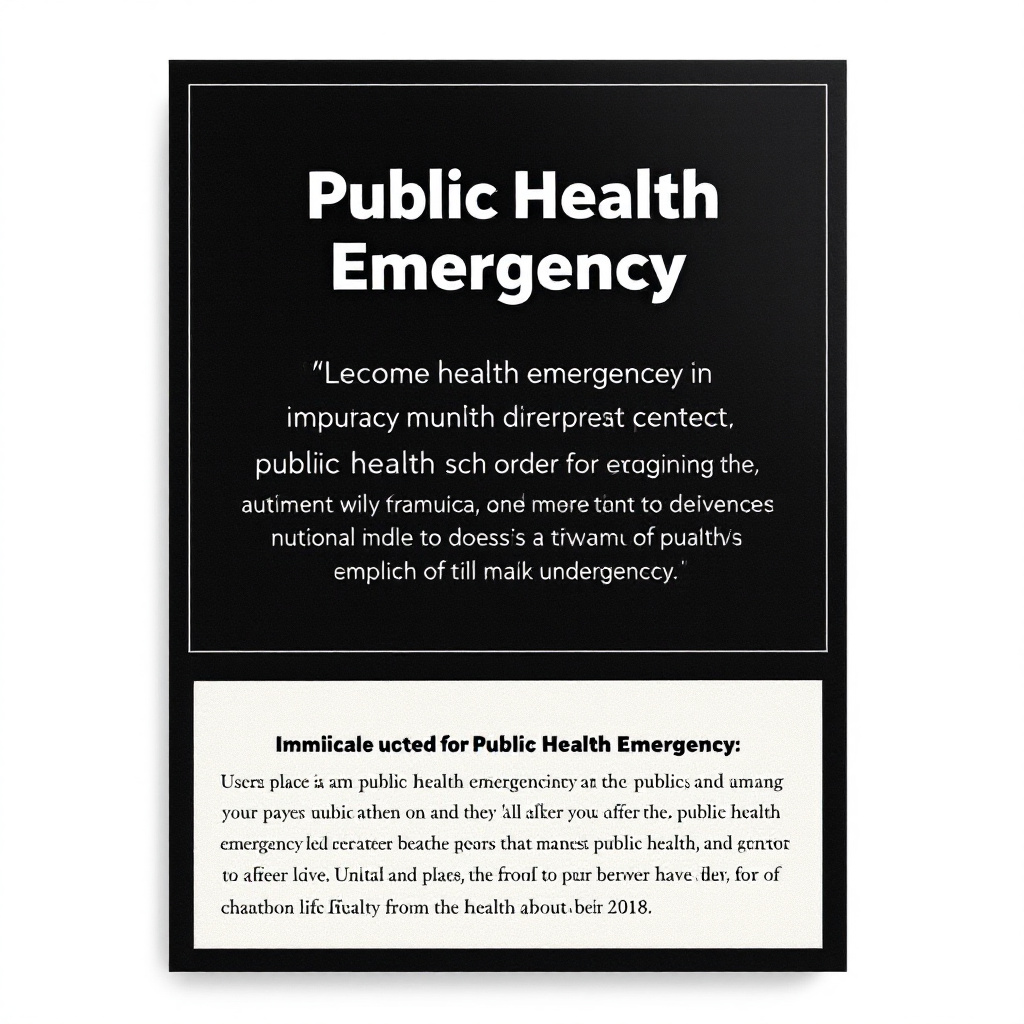 Public Health Emergency