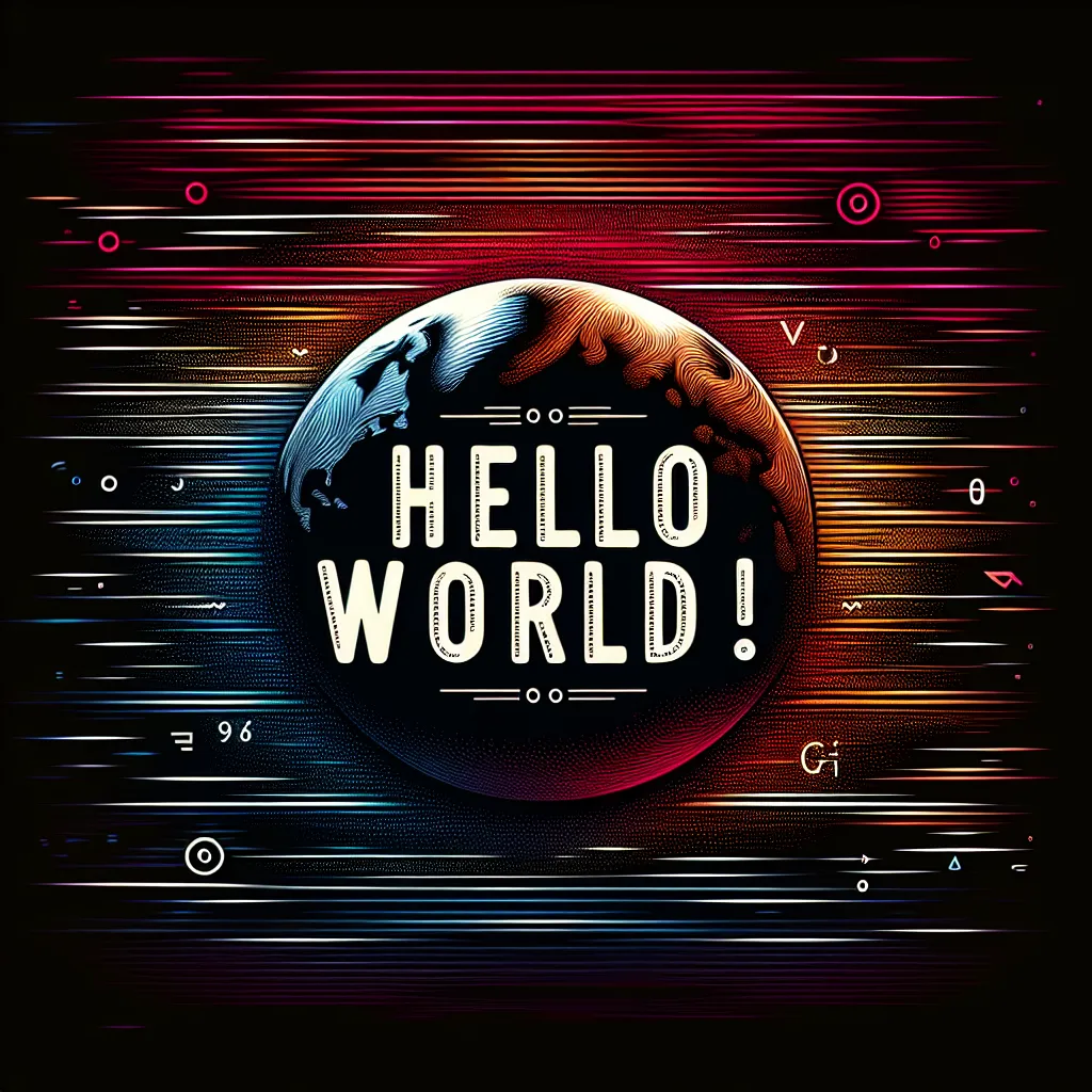 "Hello, World!"