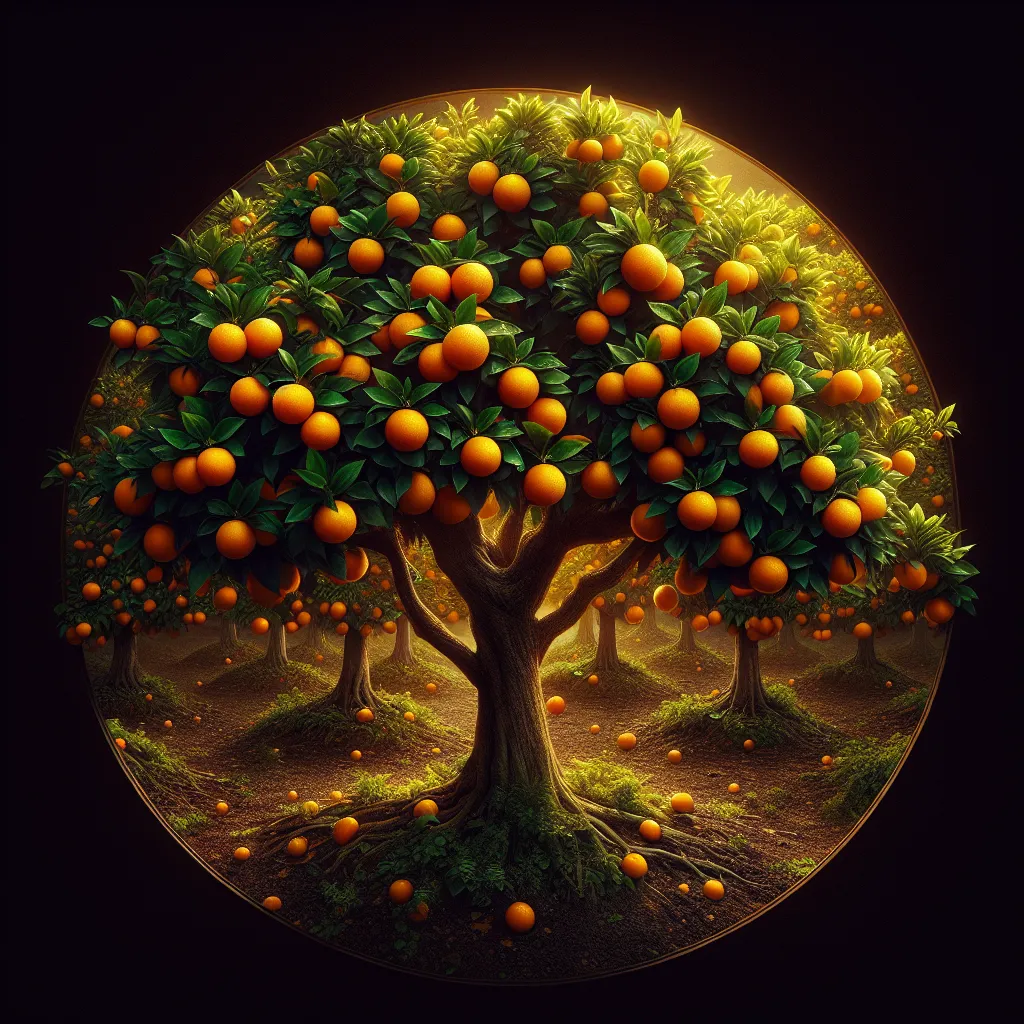 orange trees