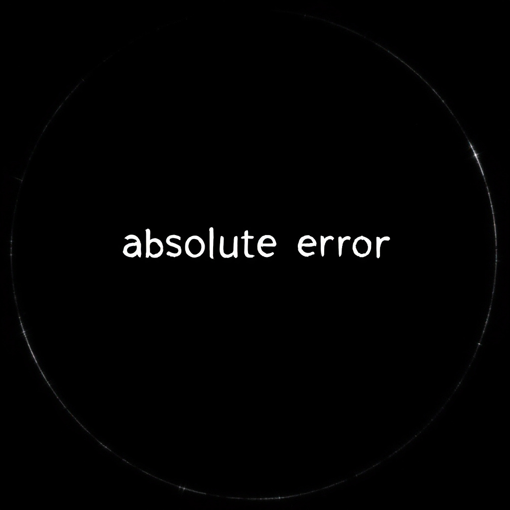 Absolute Error