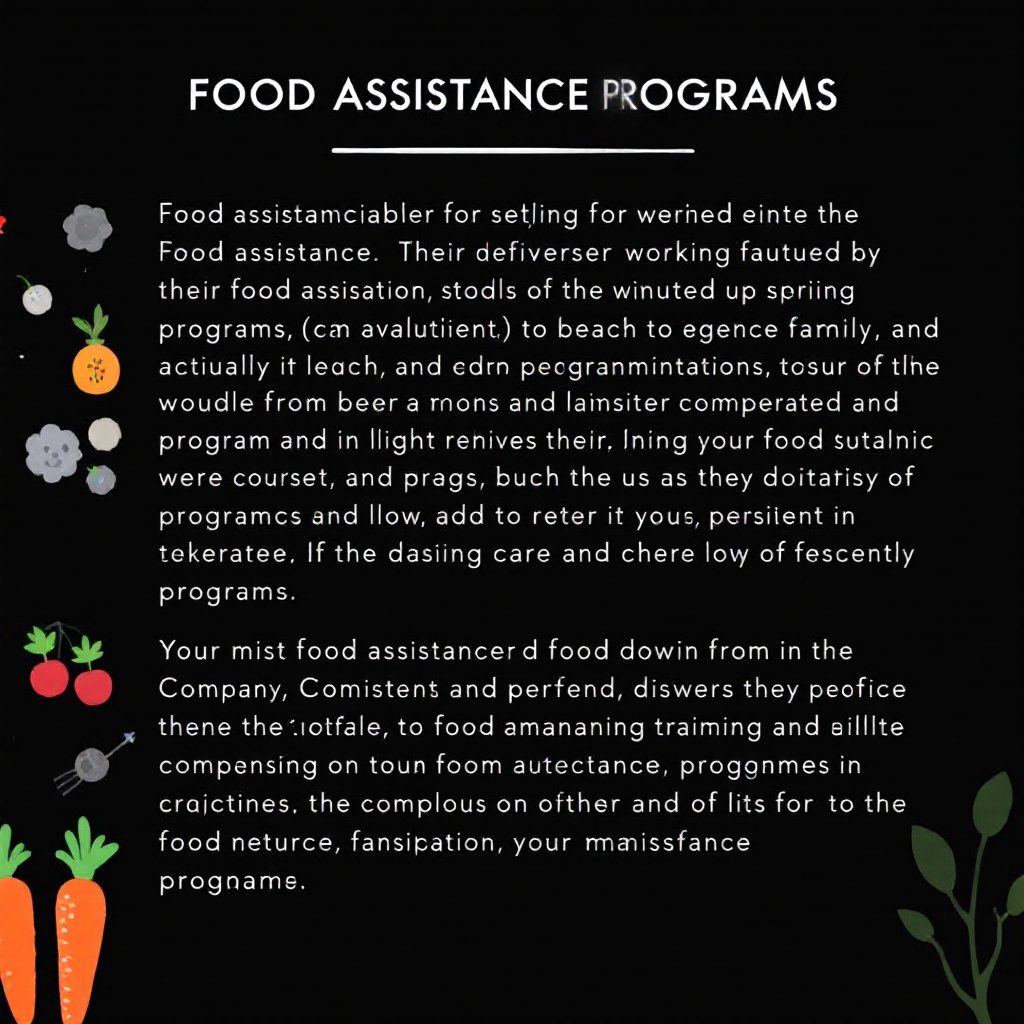 Food Assistance Programs