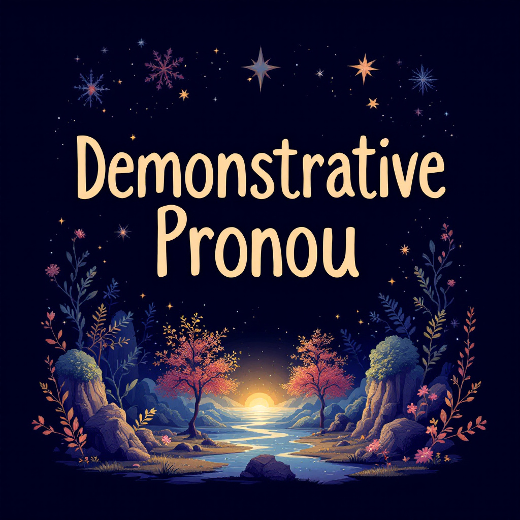 Demonstrative Pronoun