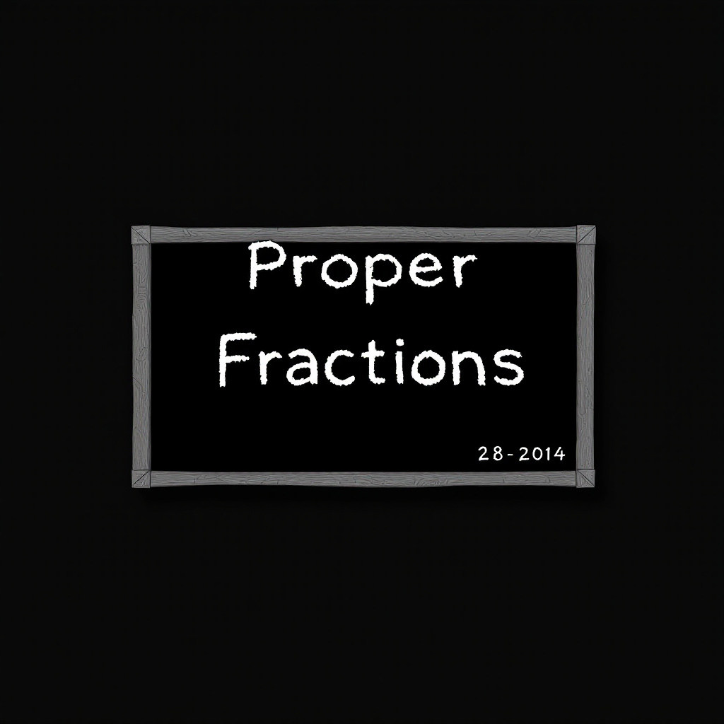 Proper Fractions