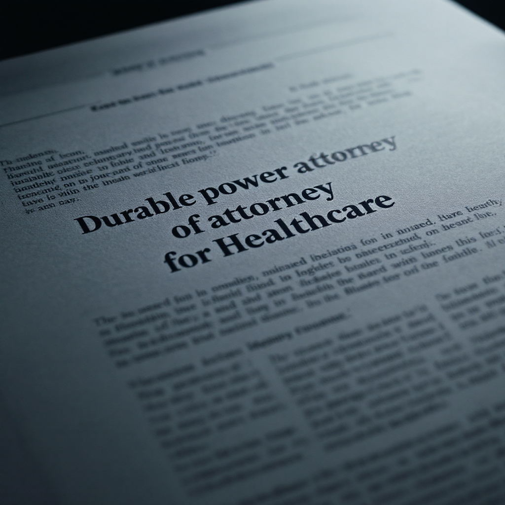 durable power of attorney for healthcare