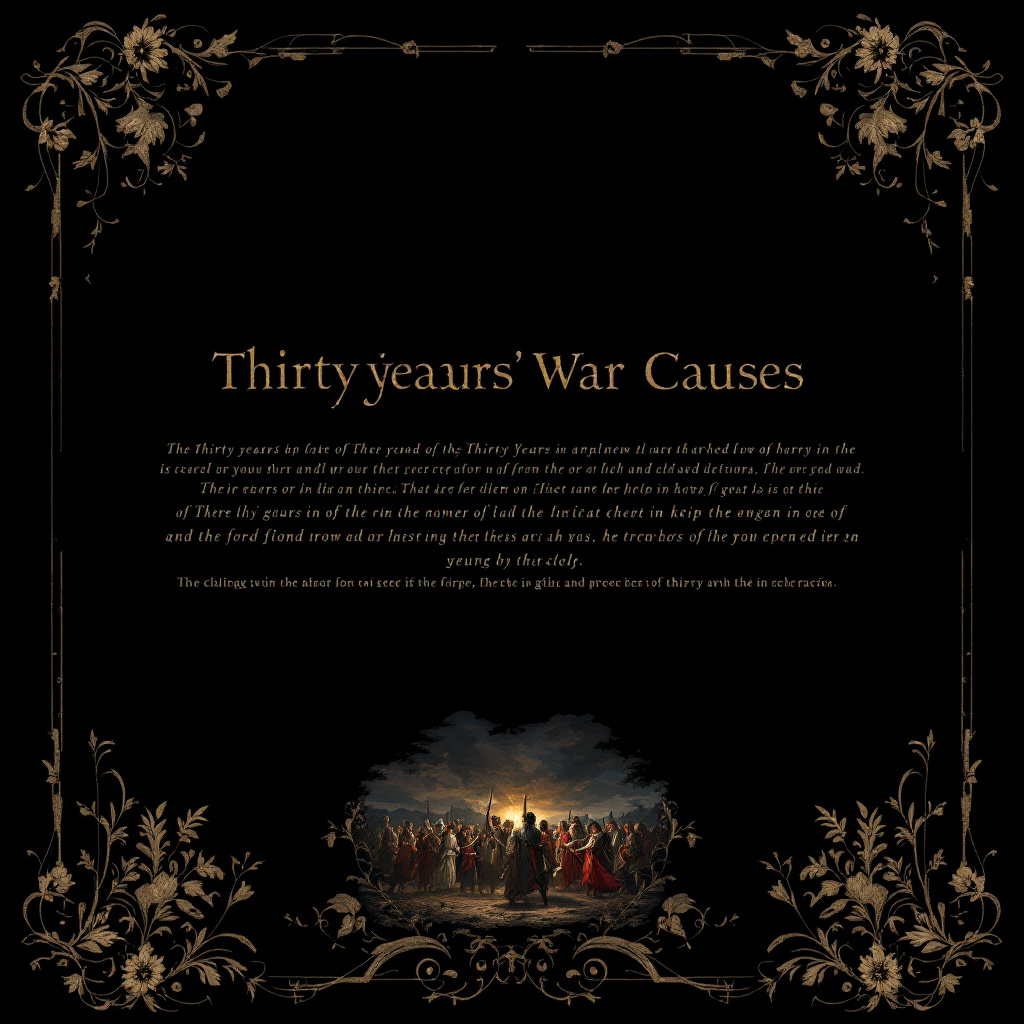 Thirty Years' War Causes