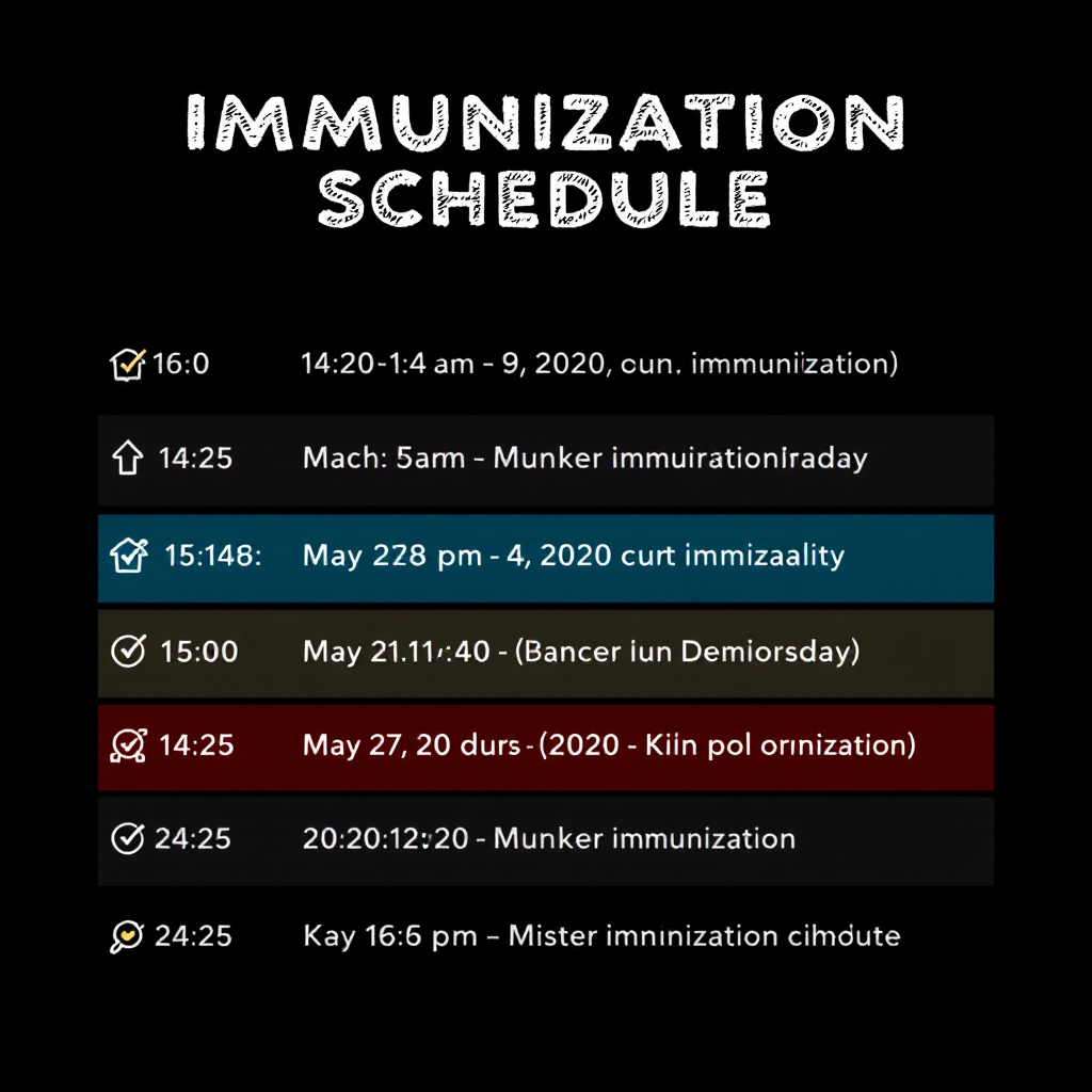 Immunization Schedule