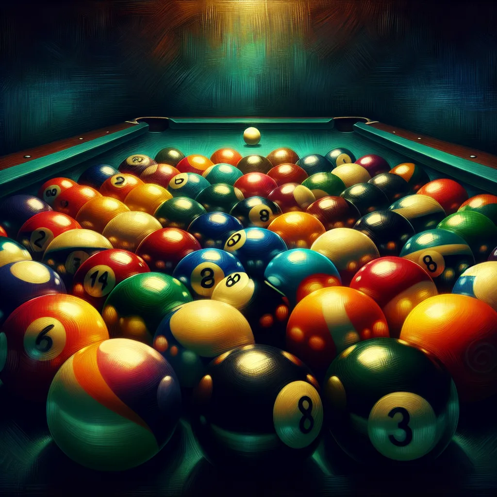 billiard balls