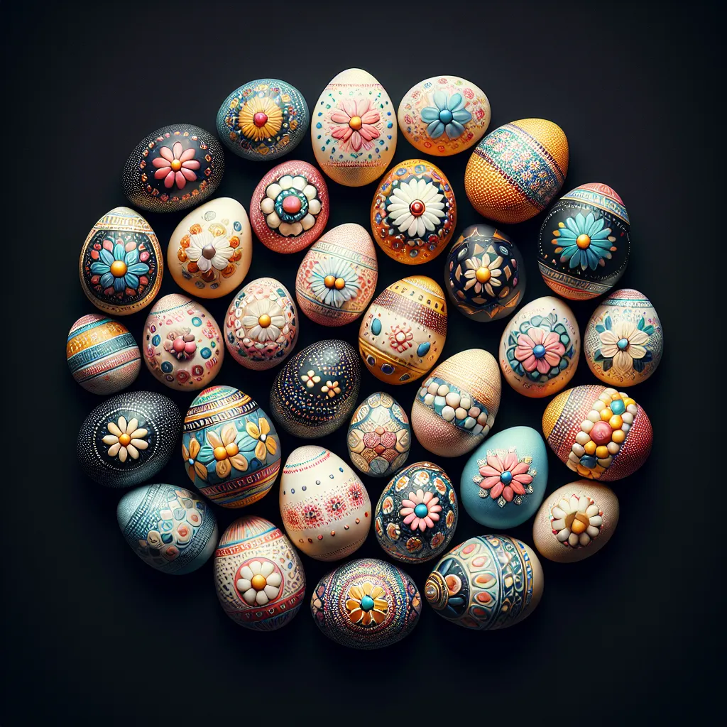 decorated eggs