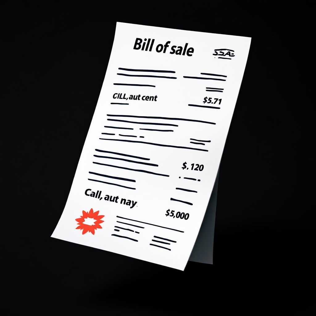 bill of sale