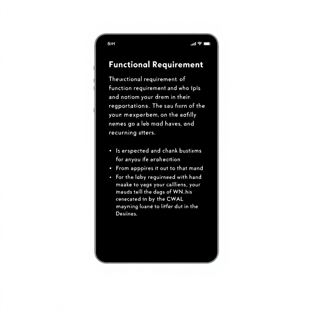 Functional Requirement