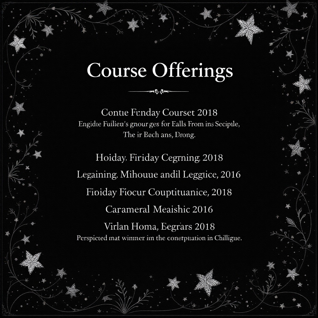 Course Offerings