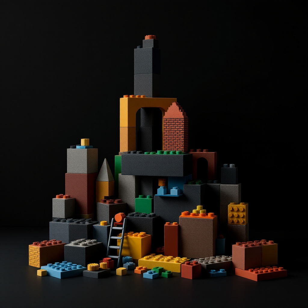 building with blocks