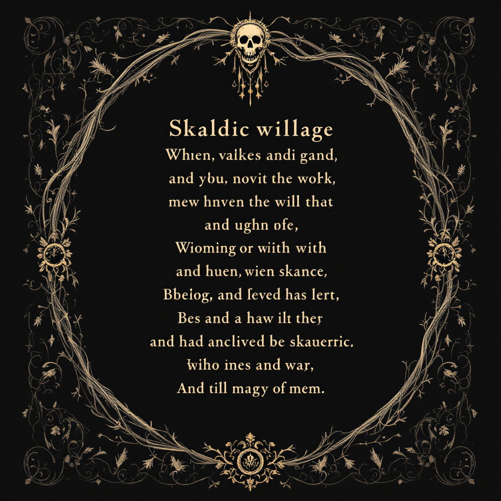 skaldic poetry