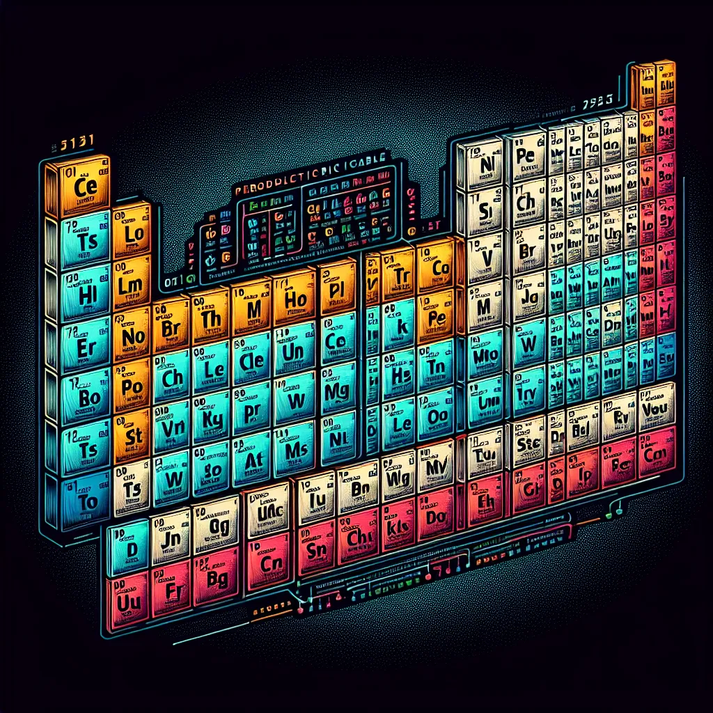 periodic table