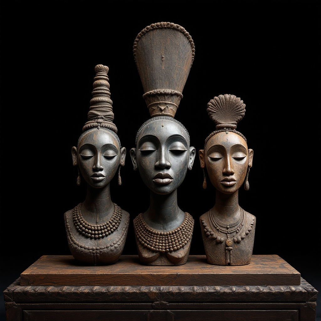 African sculptures