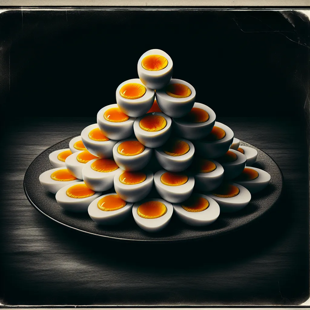 hard-boiled eggs