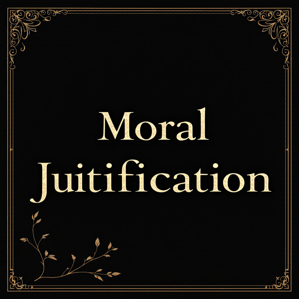 Moral Justification