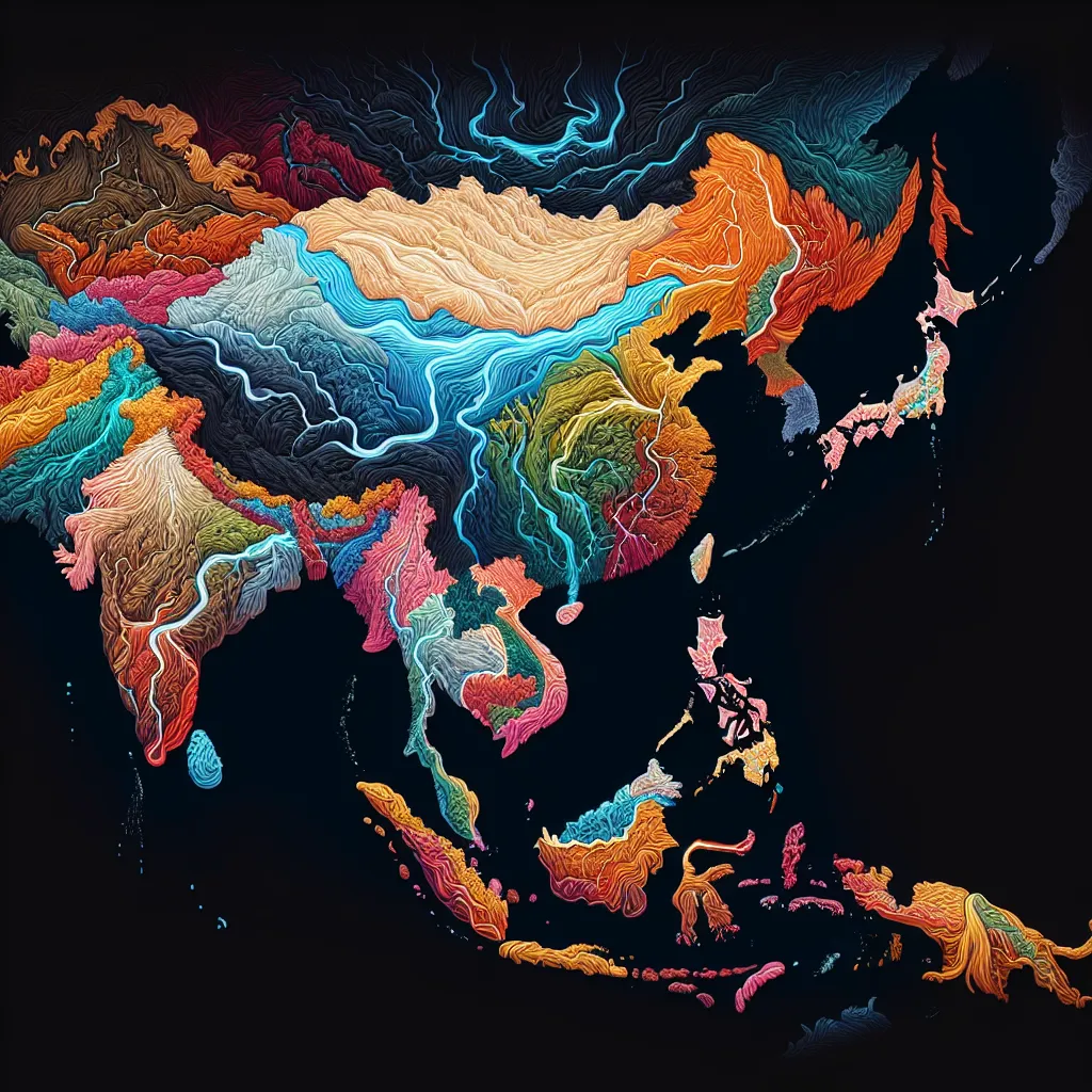 Major Rivers of Asia