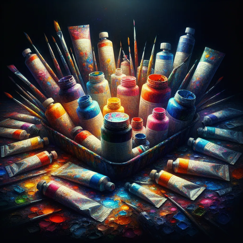 acrylic paints