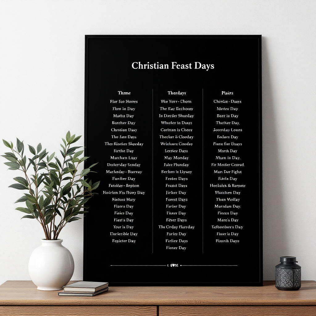 Christian Feast Days