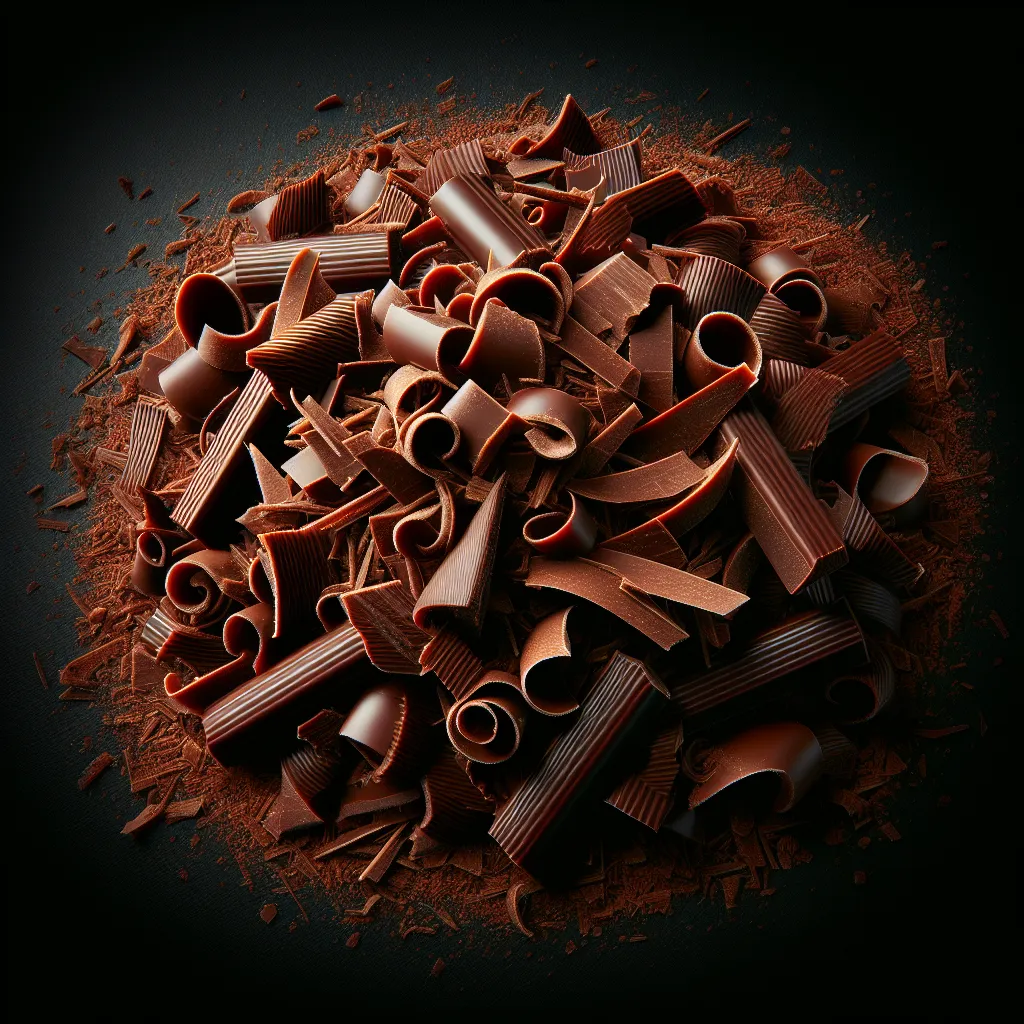 chocolate shavings