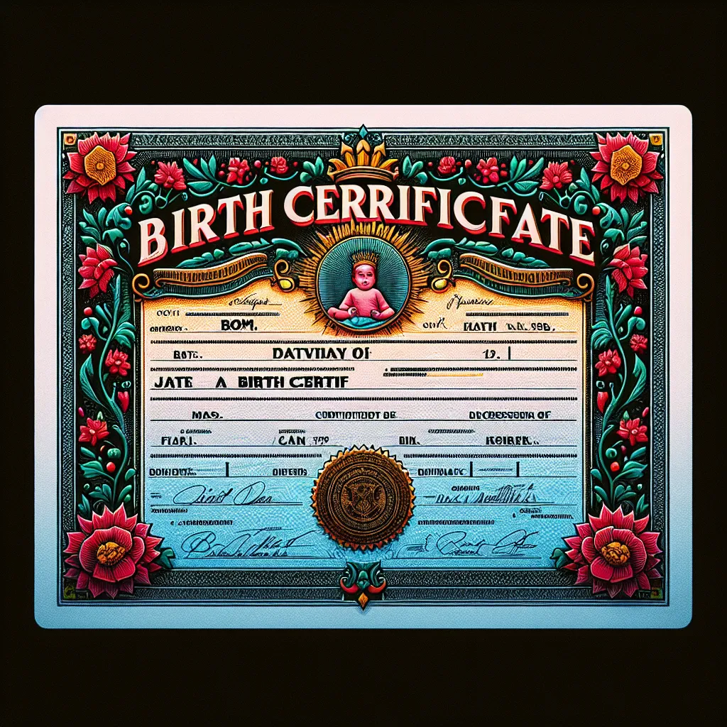 birth certificate