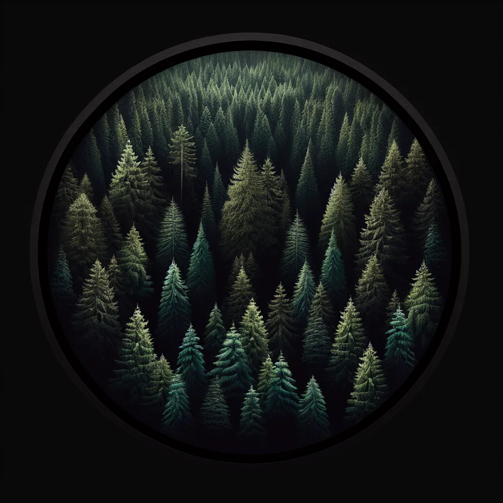 coniferous forests