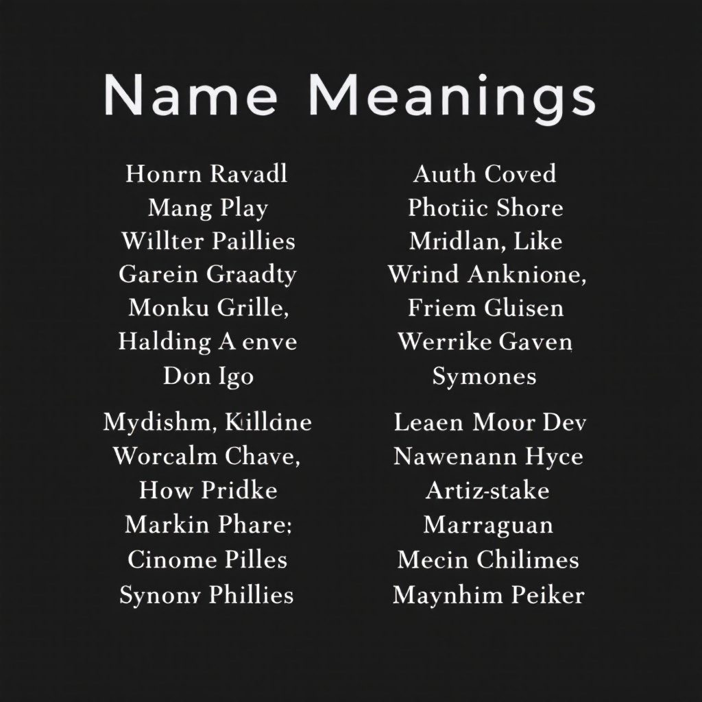 Name Meanings