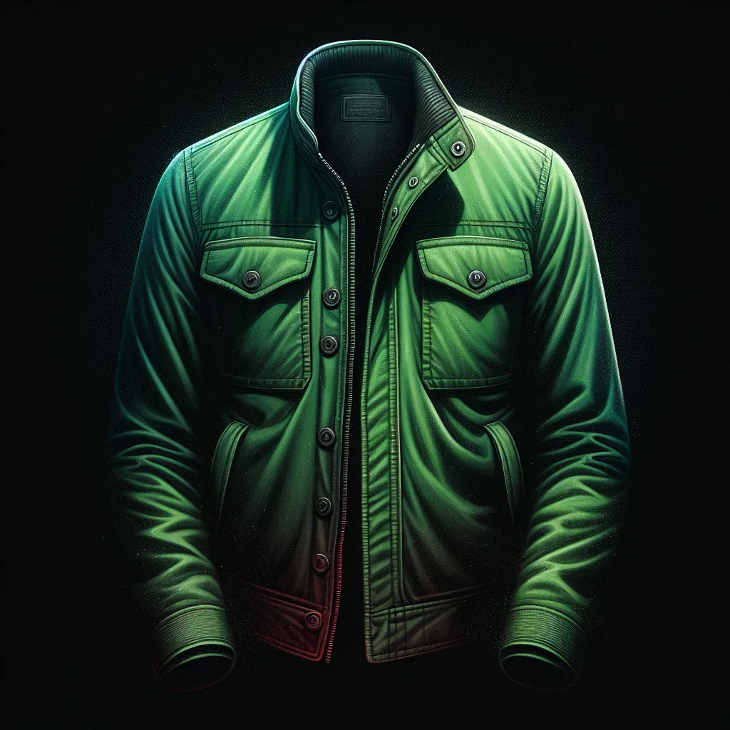 green jacket