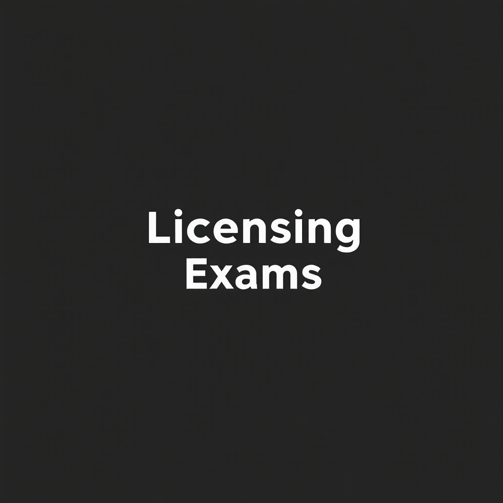 Licensing Exams