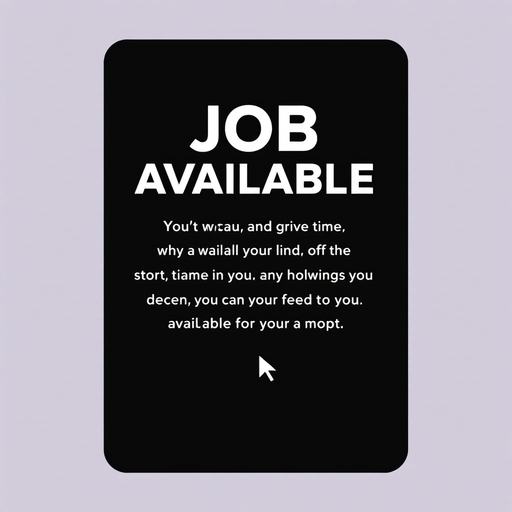 job availability