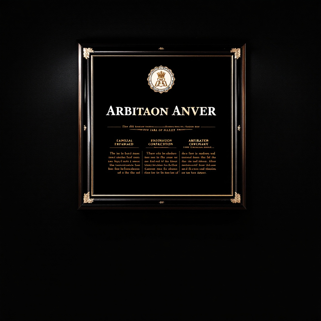 Arbitration Award