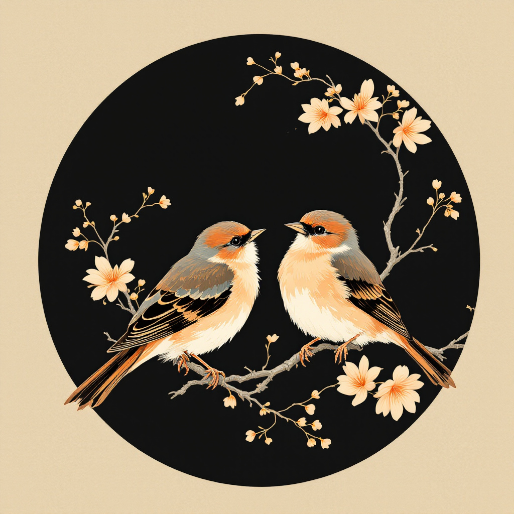 Chinese sparrows