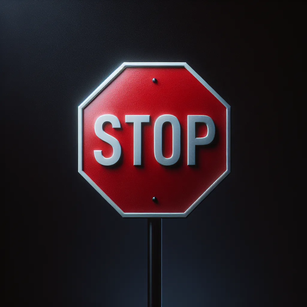 stop sign