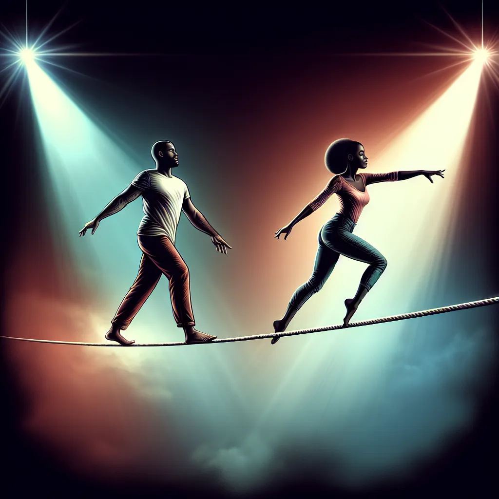 tightrope walkers