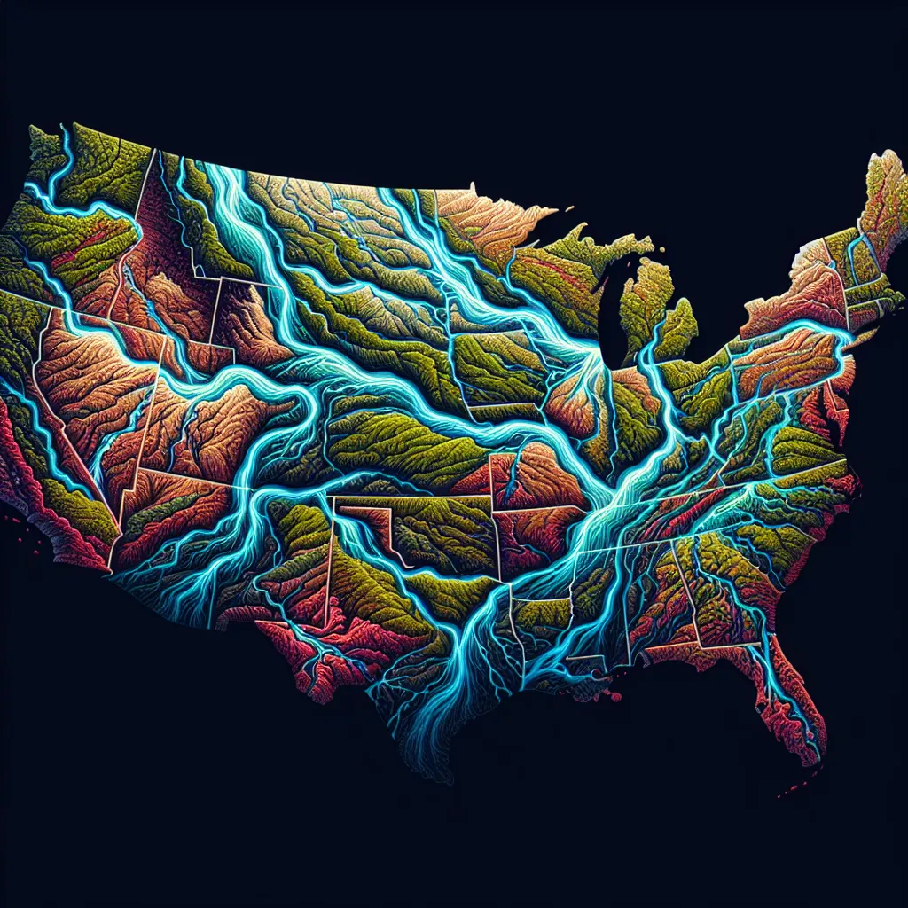 Major Rivers in the United States