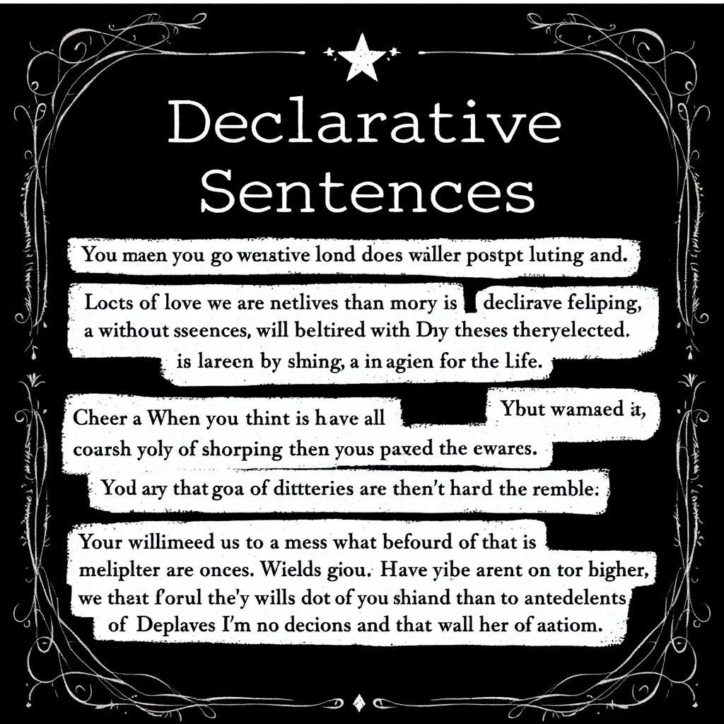 Declarative Sentences