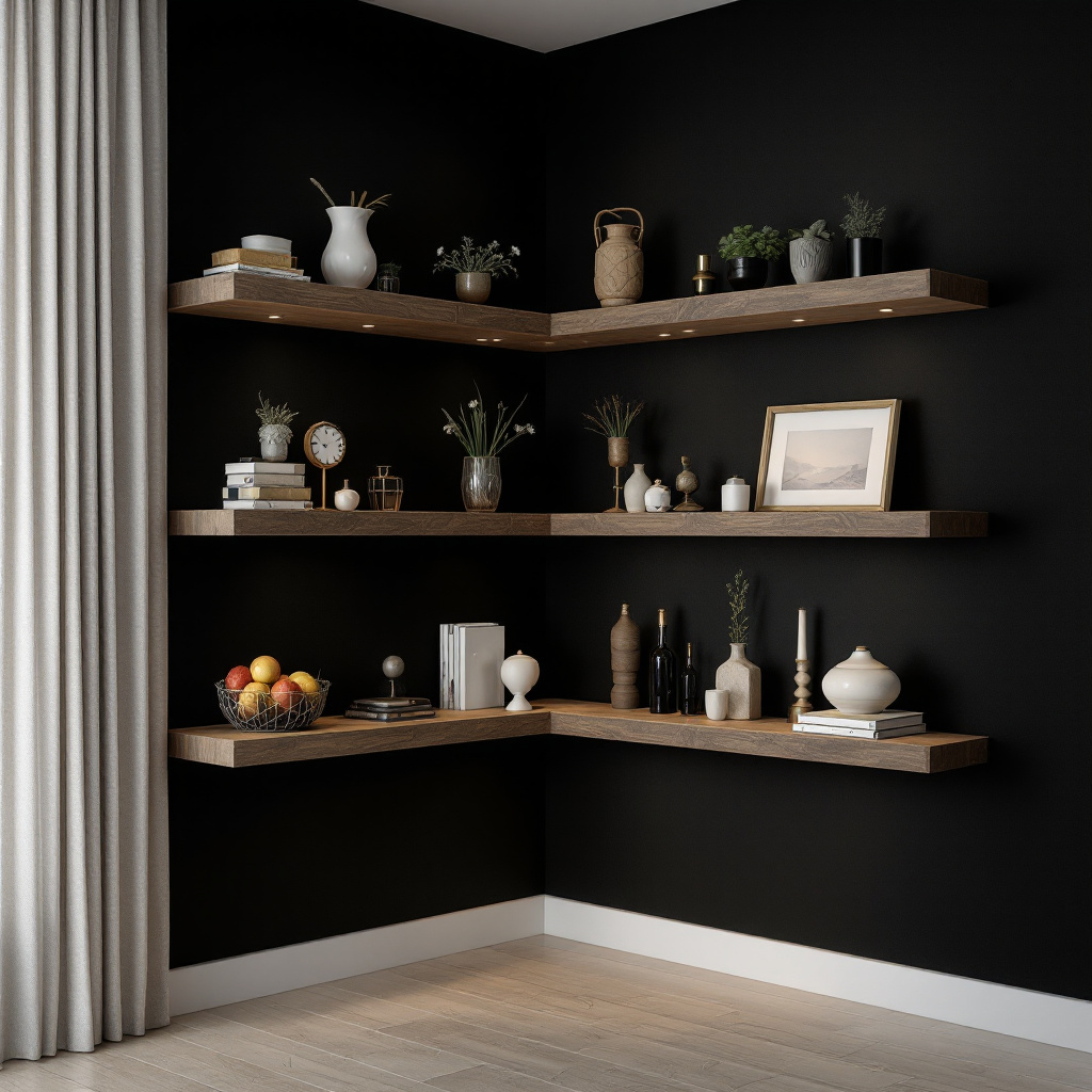 corner shelves