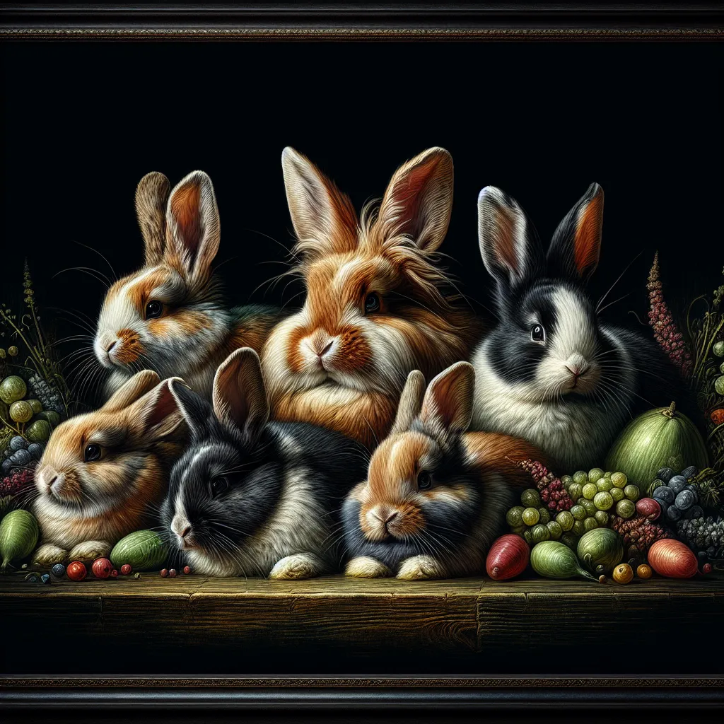 domestic rabbits