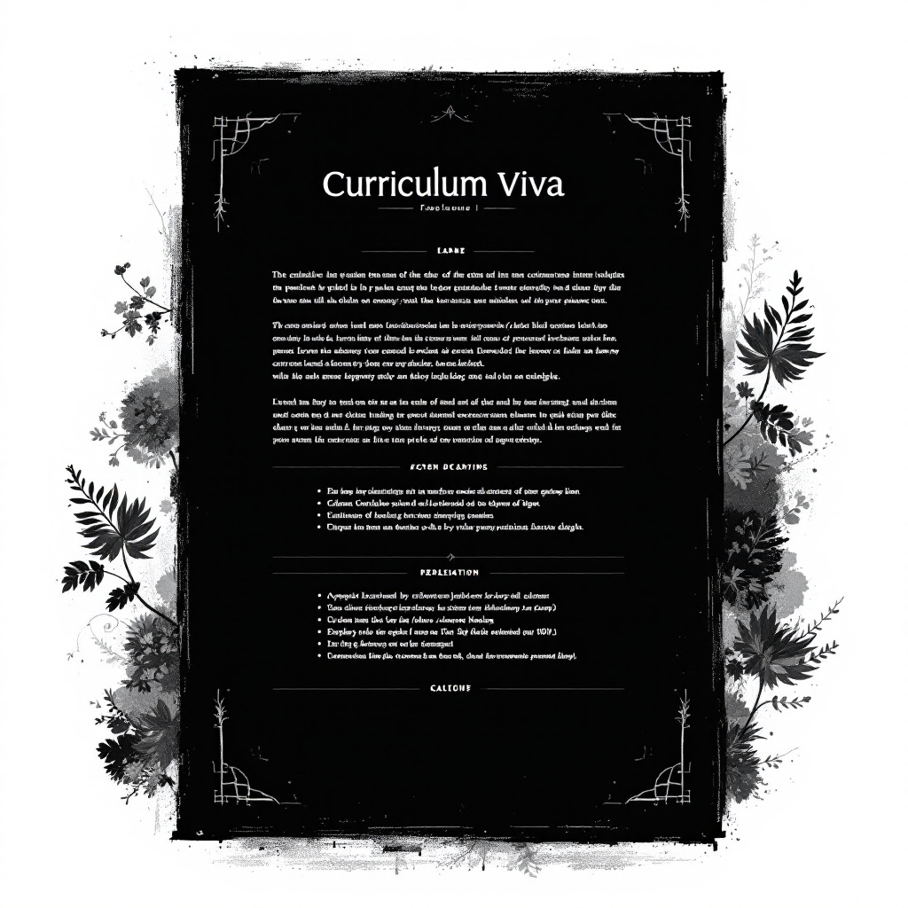 curriculum vitae