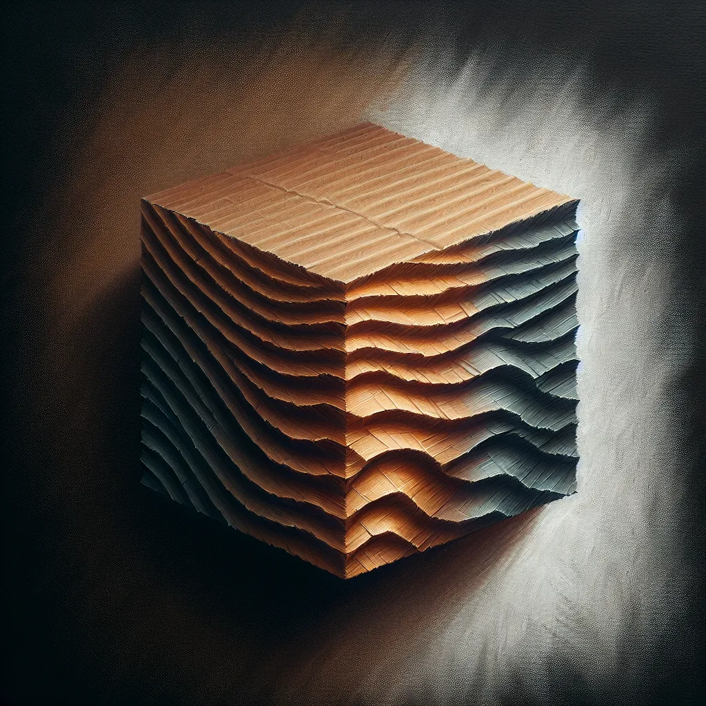 corrugated cardboard