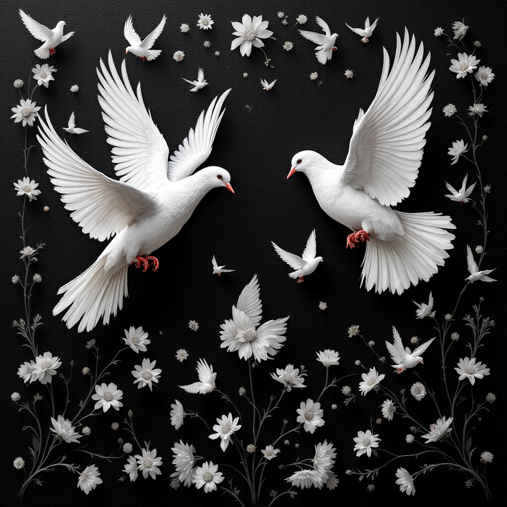 white doves