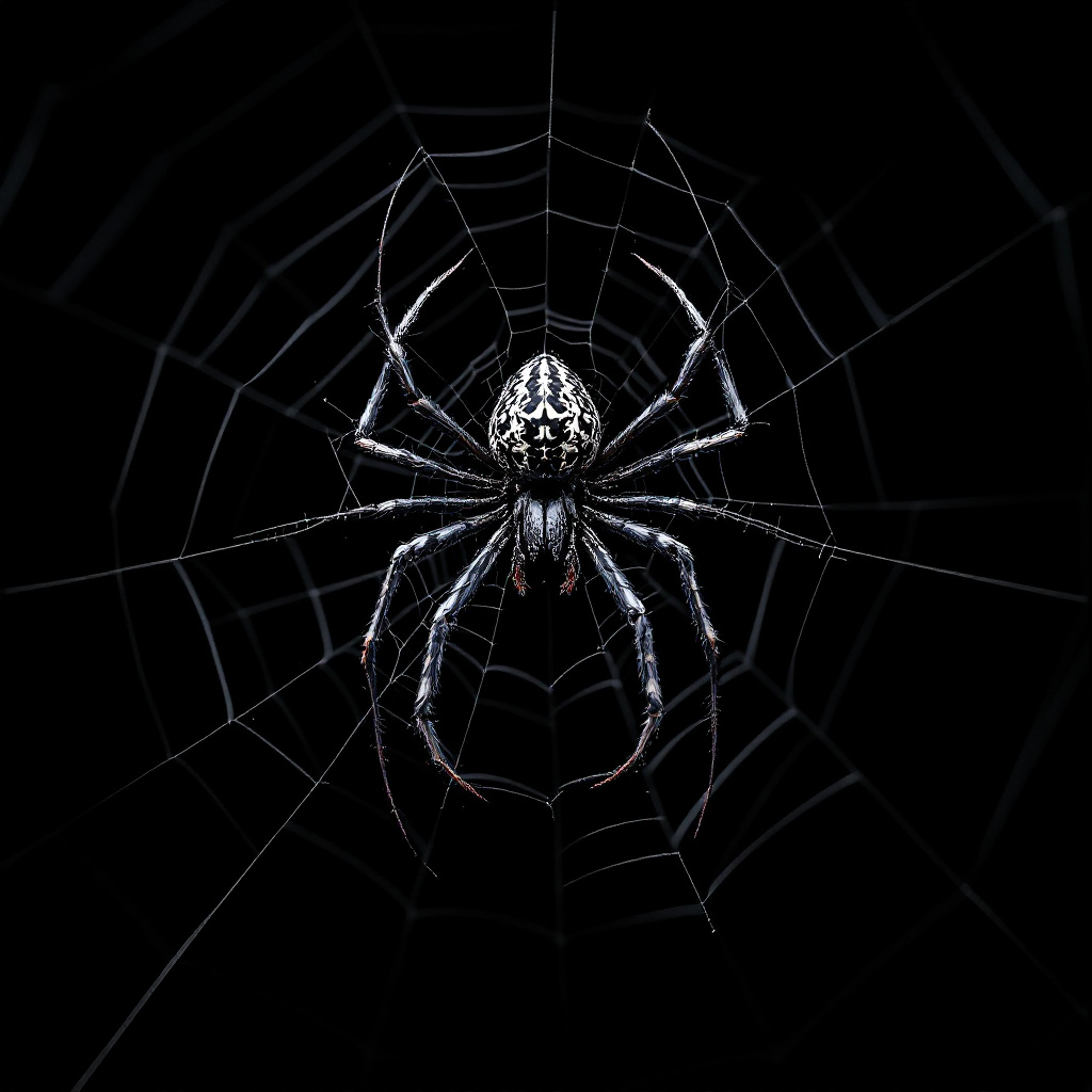 black widow spider